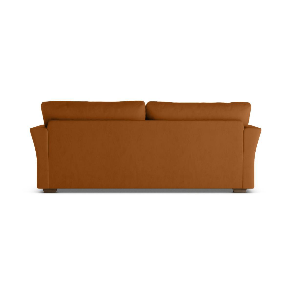 Blakeney Luxury Velvet 4 Seater Sofa Luxury Velvet Orange Umber – image 5