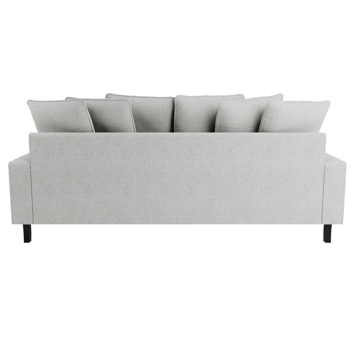 Beatrice Boucle Scatter Back 4 Seater Sofa Light Grey – image 5