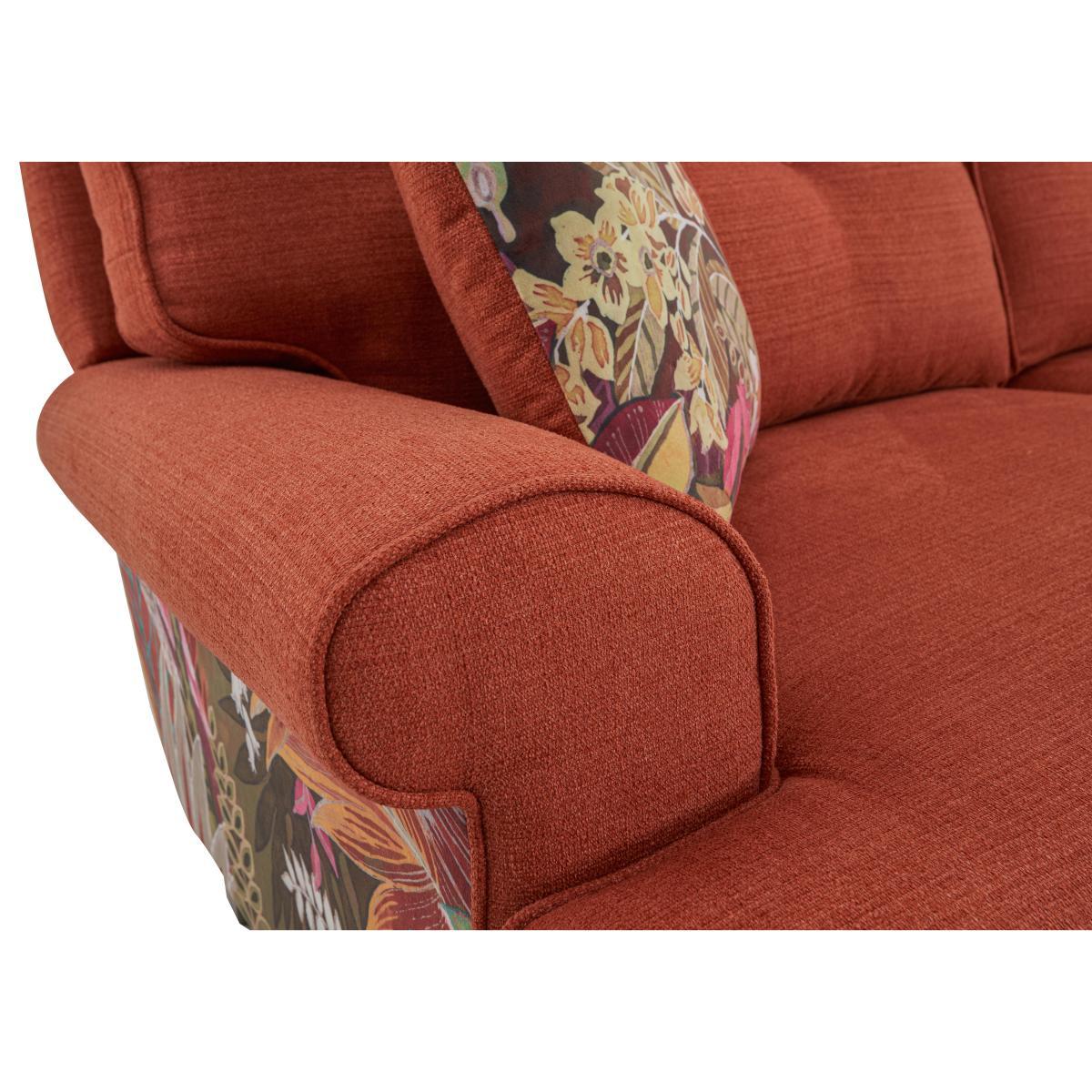 The Botanical Collection Paradiso 4 Seater Fabric Patterned Sofa - Blue – image 2