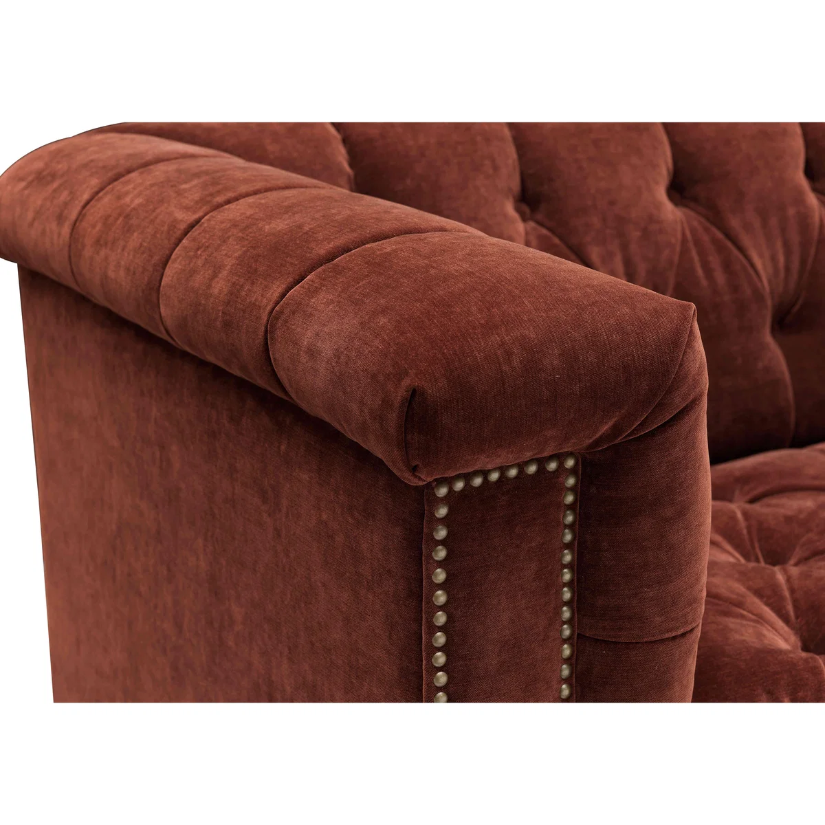 At The Helm - Wallace 4 Seater Fabric Chesterfield Sofa with USB-C – image 3