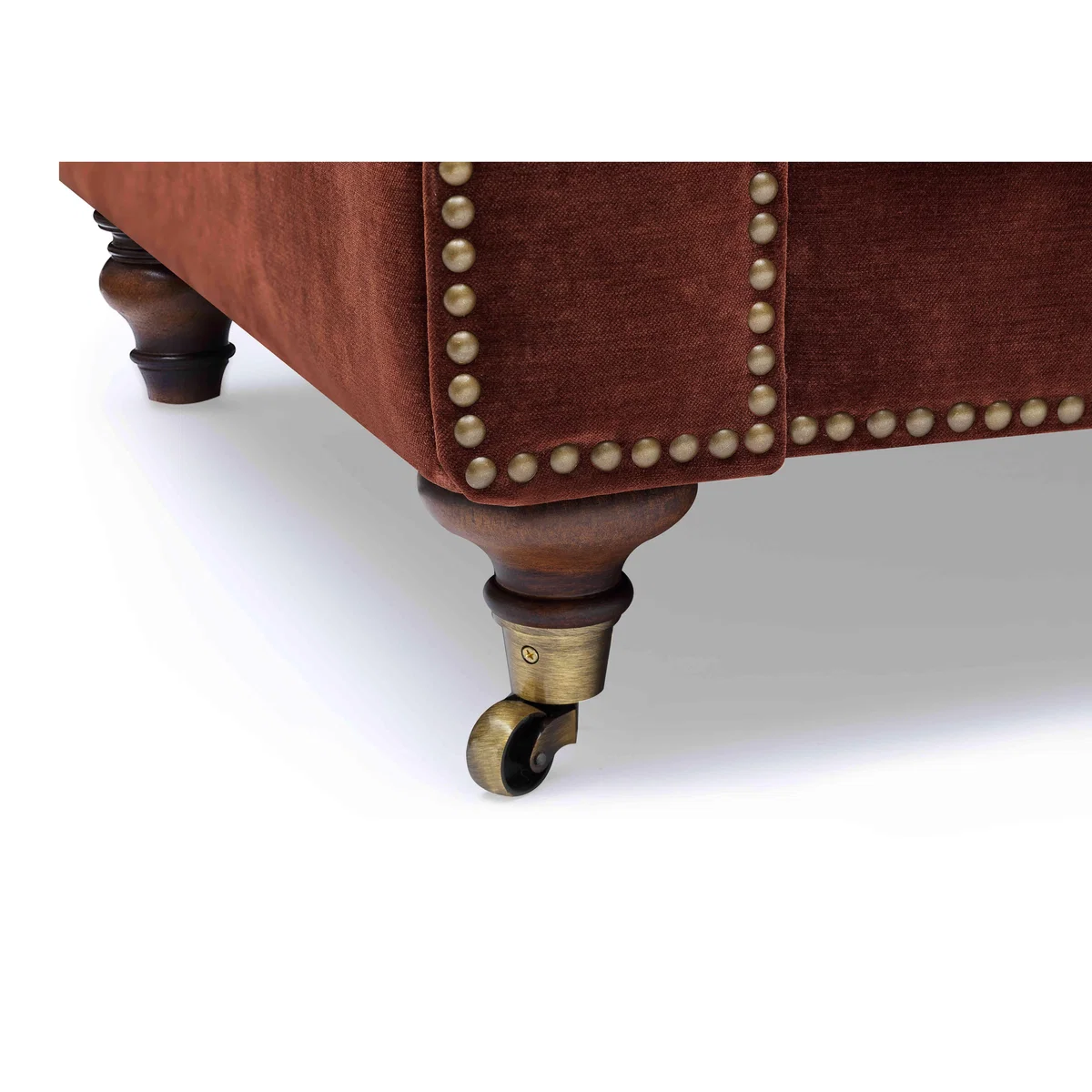 At The Helm - Wallace 4 Seater Fabric Chesterfield Sofa with USB-C – image 4