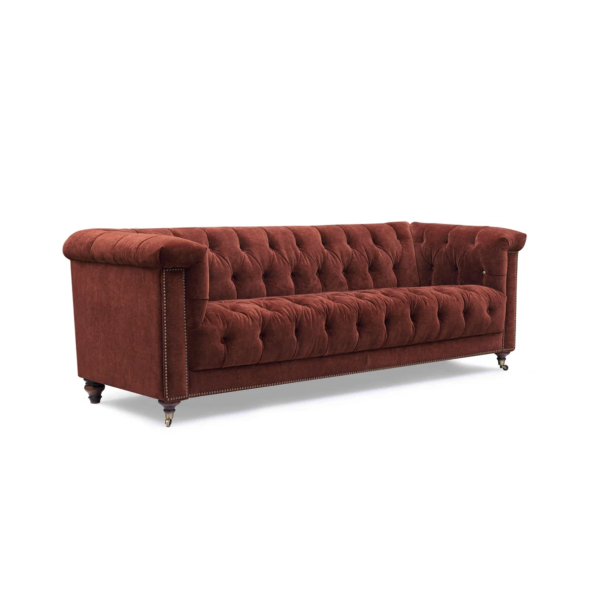 At The Helm - Wallace 4 Seater Fabric Chesterfield Sofa with USB-C – image 5