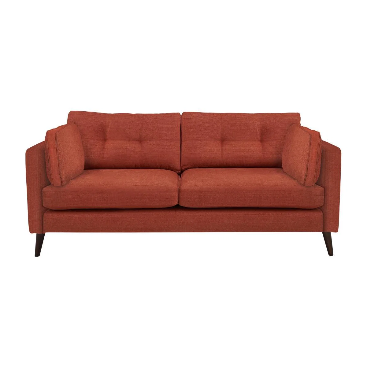 The Botanical Collection Verdosa 4 Seater Fabric Plain Sofa - Red – image 1