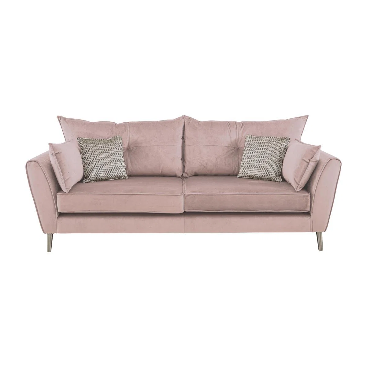 Celestia 4 Seater Fabric Sofa - Pink – image 1