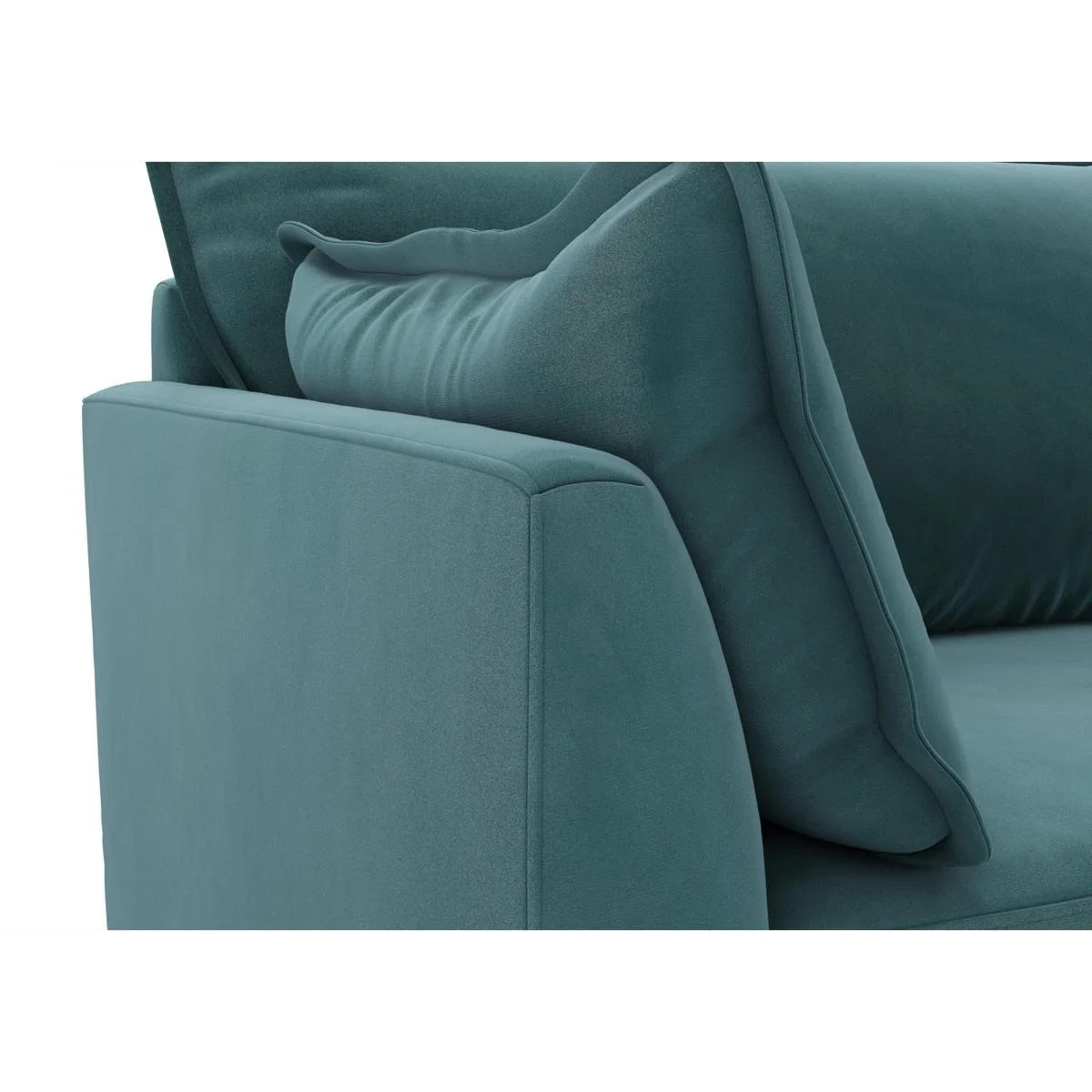 The Lounge Co. - Colette Fabric 4 Seater Sofa - Teal – image 3
