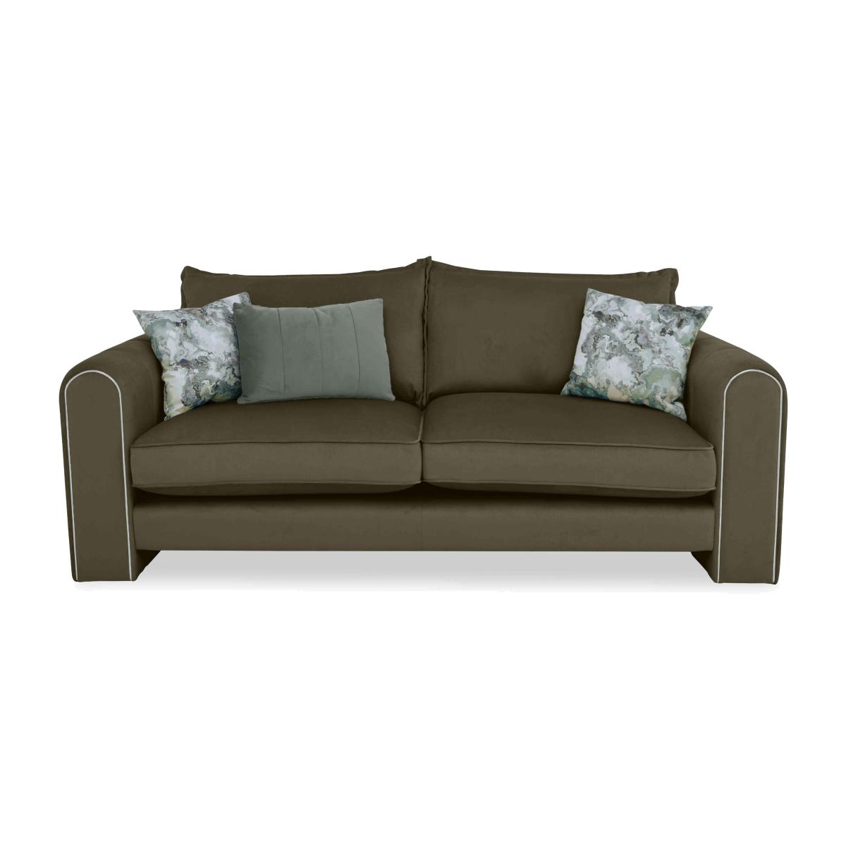 Helena 4 Seater Sofa - Khaki