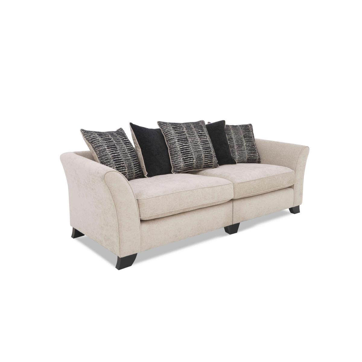 Stellar 4 Seater Split Frame Scatter Back Sofa - Midnight – image 4
