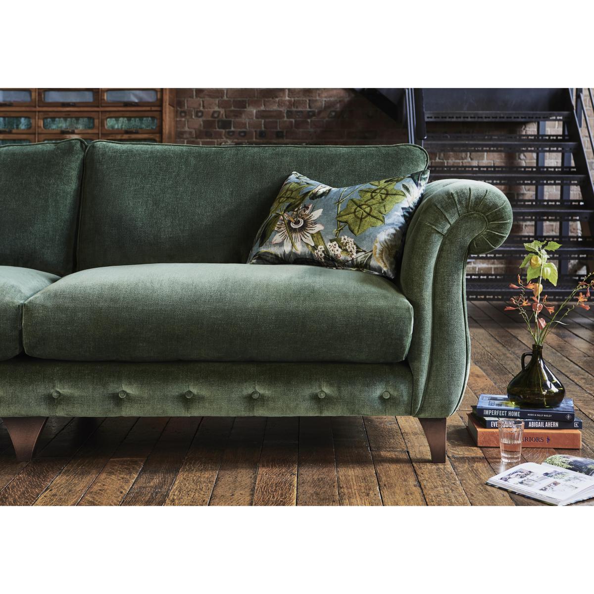 Boutique Palace Fabric Grande Classic Back Sofa - Grey – image 3