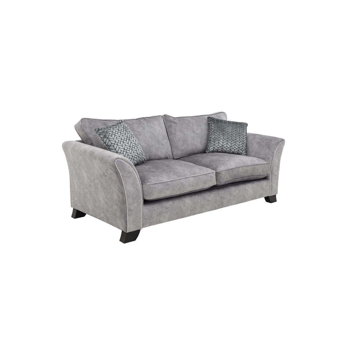 Amora 4 Seater Fabric Classic Back Sofa – image 4