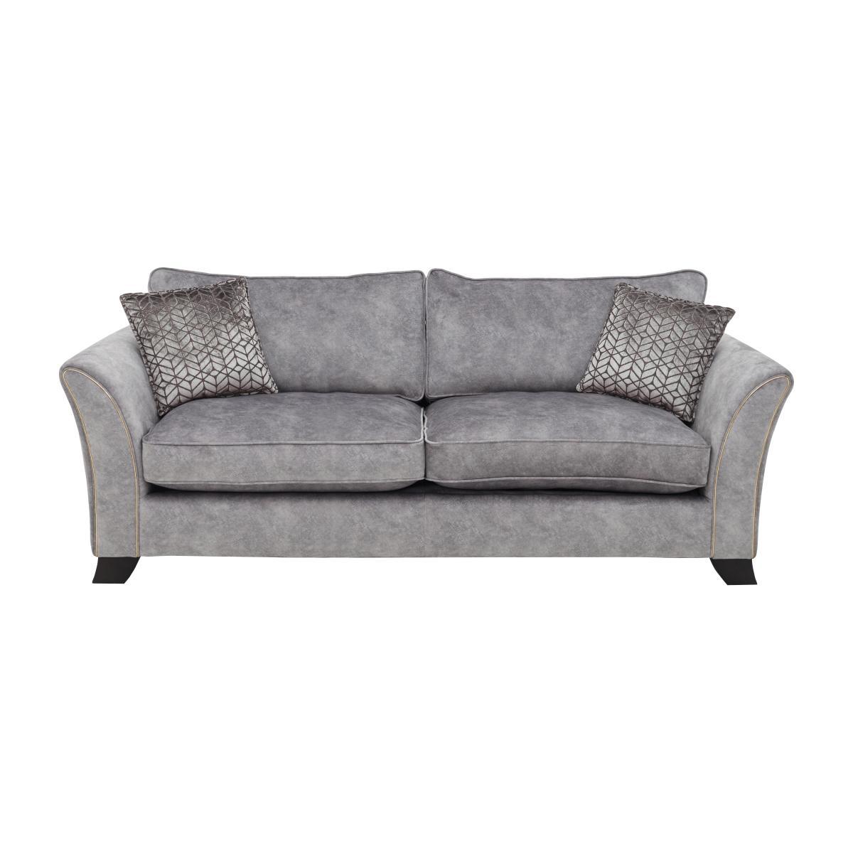 Amora 4 Seater Fabric Classic Back Sofa – image 1