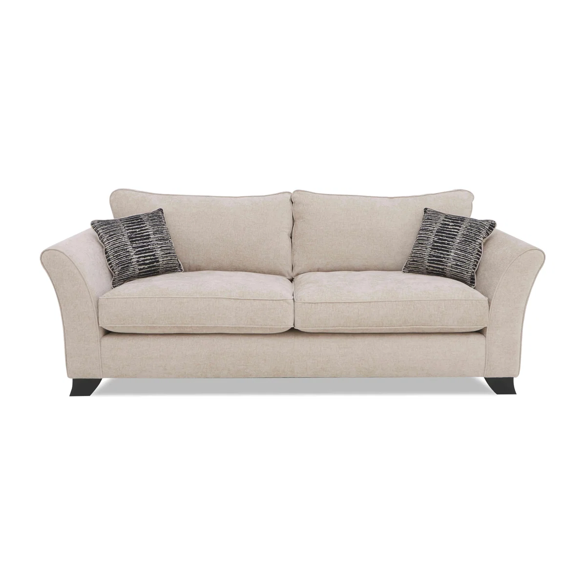 Stellar 4 Seater Classic Back Sofa - Bolero Eggshell Self