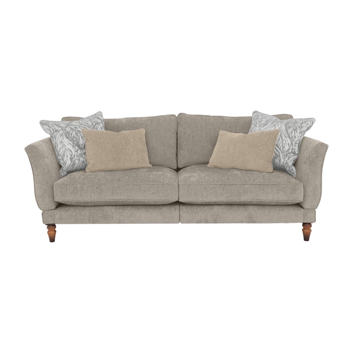 Boutique Chatterley 4 Seater Split Frame Sofa with Knole Arms - Bolero Quill Walnut – image 1