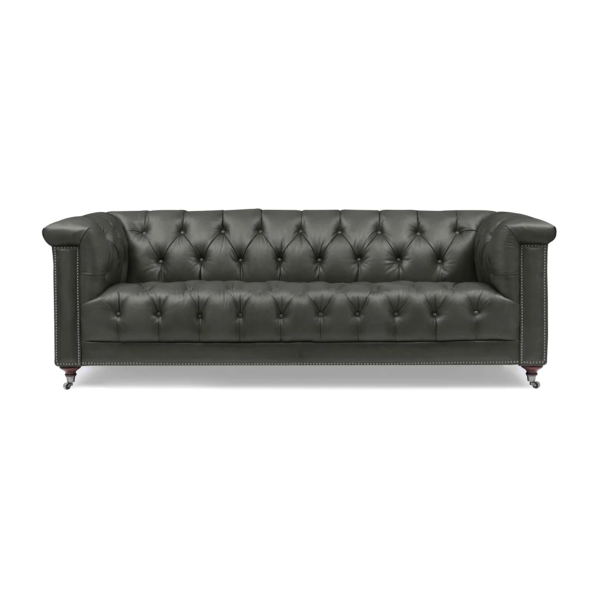 At The Helm - Wallace 4 Seater Leather Chesterfield Sofa – image 1