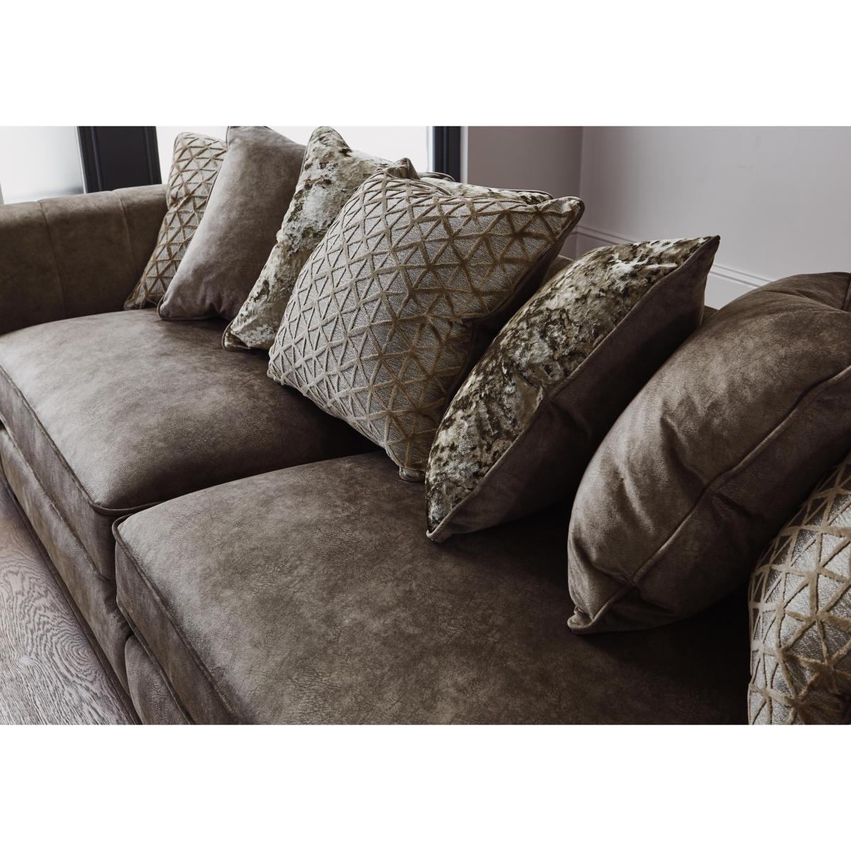 Ariana 4 Seater Fabric Pillow Back Sofa - Sage – image 3