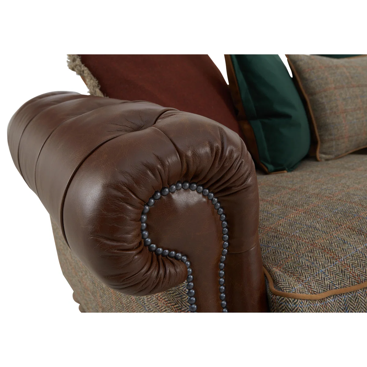 Tetrad - Balvenie 4 Seater Leather Scatterback Sofa – image 3