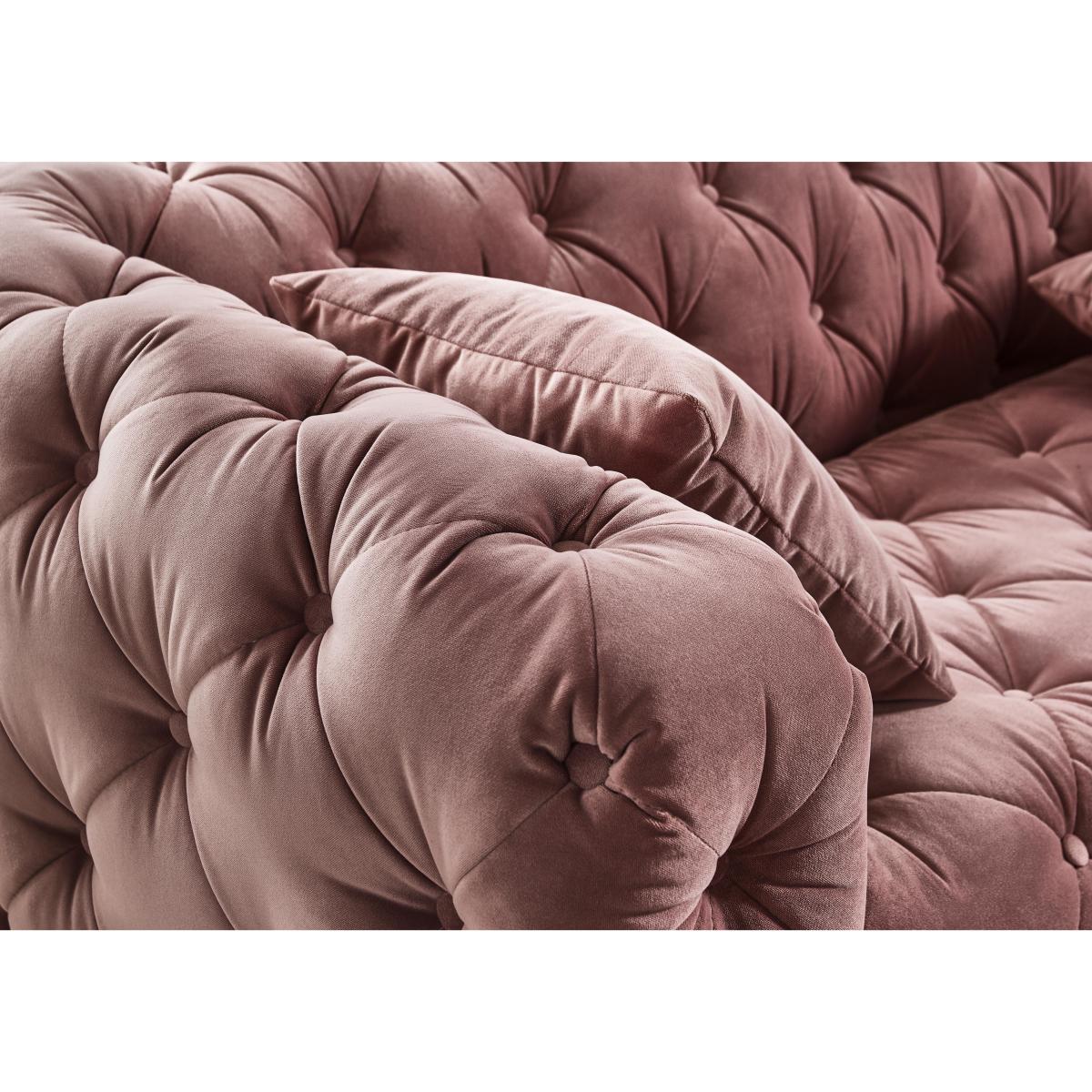Cecilia Fabric 4 Seater Sofa - Grey – image 4