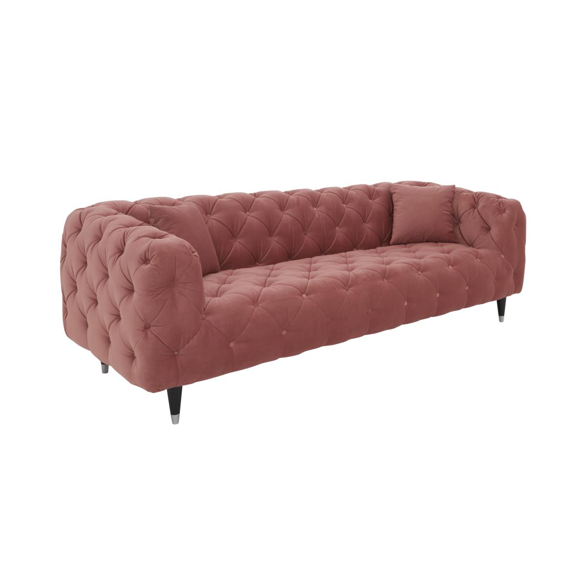 Cecilia Fabric 4 Seater Sofa - Grey – image 6