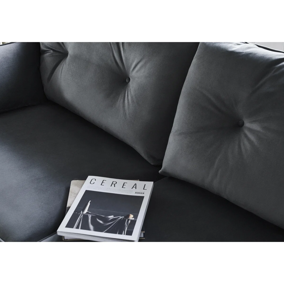 Felix 4 Seater Fabric Sofa - Purple – image 4