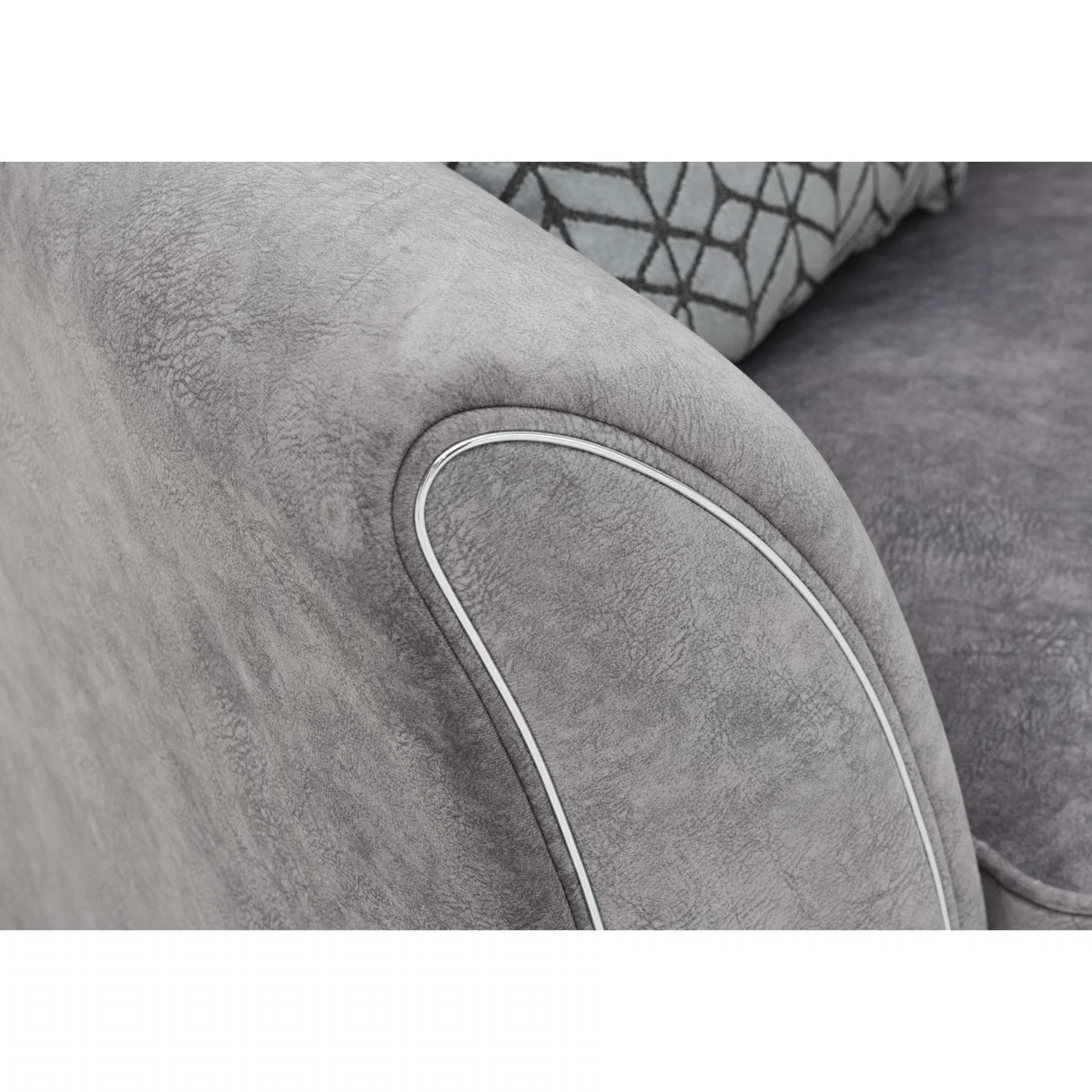 Amora 4 Seater Fabric Split Classic Back Sofa – image 2