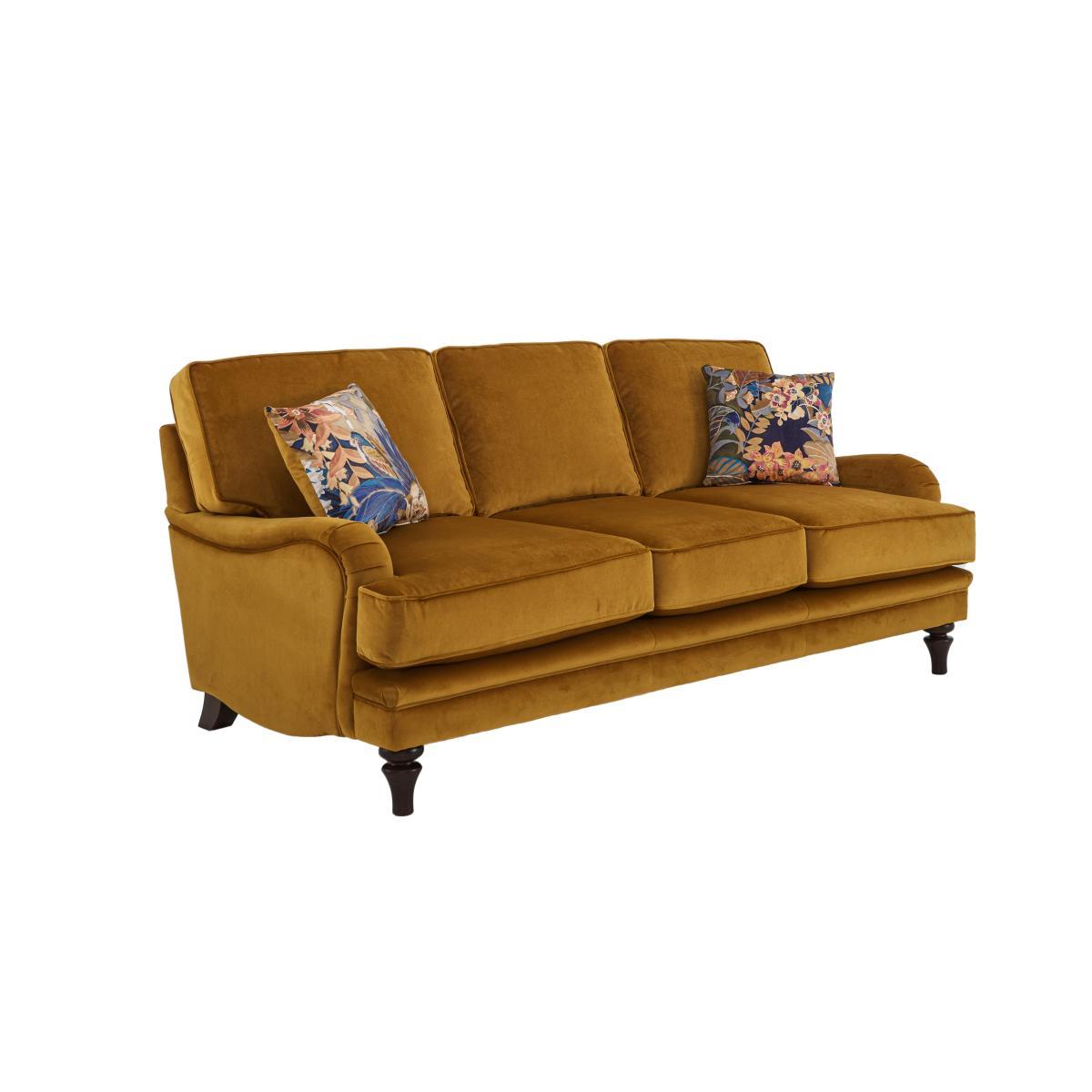 The Botanical Collection Tropicana 4 Seater Fabric Plain Sofa - Grey – image 4
