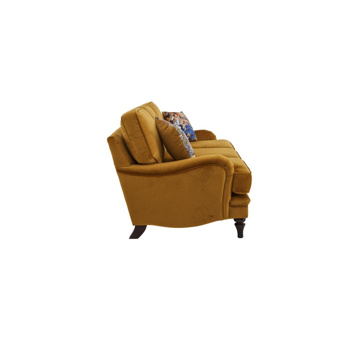 The Botanical Collection Tropicana 4 Seater Fabric Plain Sofa - Grey – image 5
