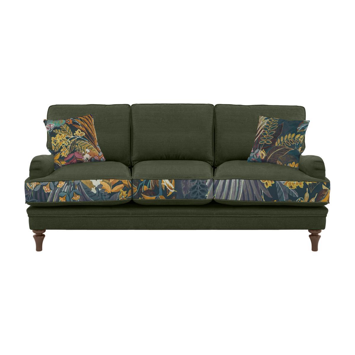 The Botanical Collection Tropicana 4 Seater Fabric Patterned Sofa - Green – image 1