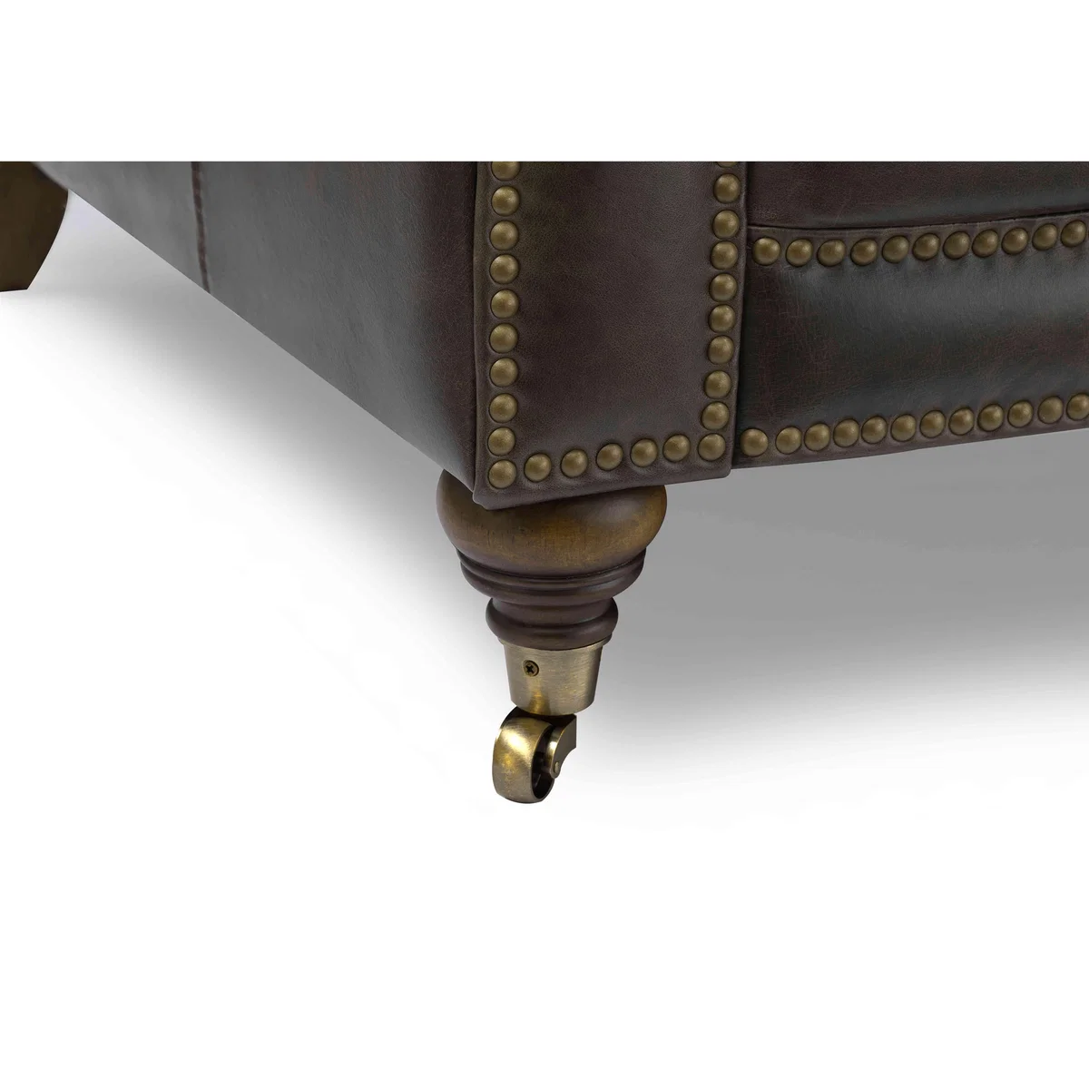 At The Helm - Walter 4 Seater Leather Chesterfield Sofa – image 3