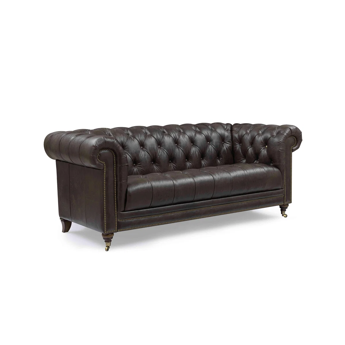 At The Helm - Walter 4 Seater Leather Chesterfield Sofa – image 4