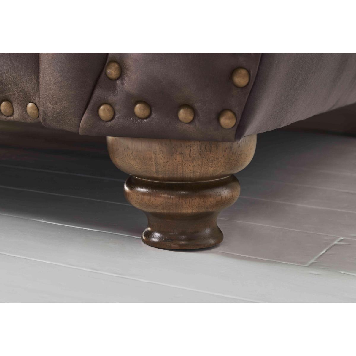 Alexander and James - Lincoln Grande Split Frame Scatter Back Sofa - Brown – image 5