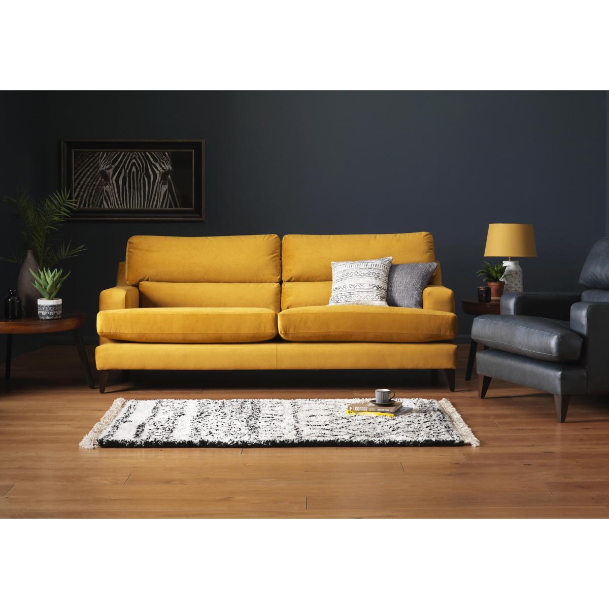 The Lounge Co. - Romilly 4 Seater Fabric Sofa - Blue – image 3