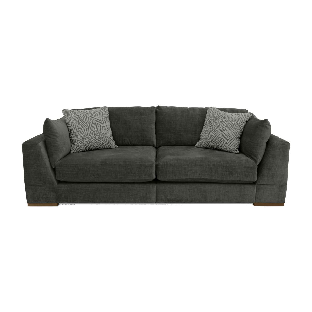 Billie 4 Seater Split Frame Sofa with Walnut Feet - Walnut