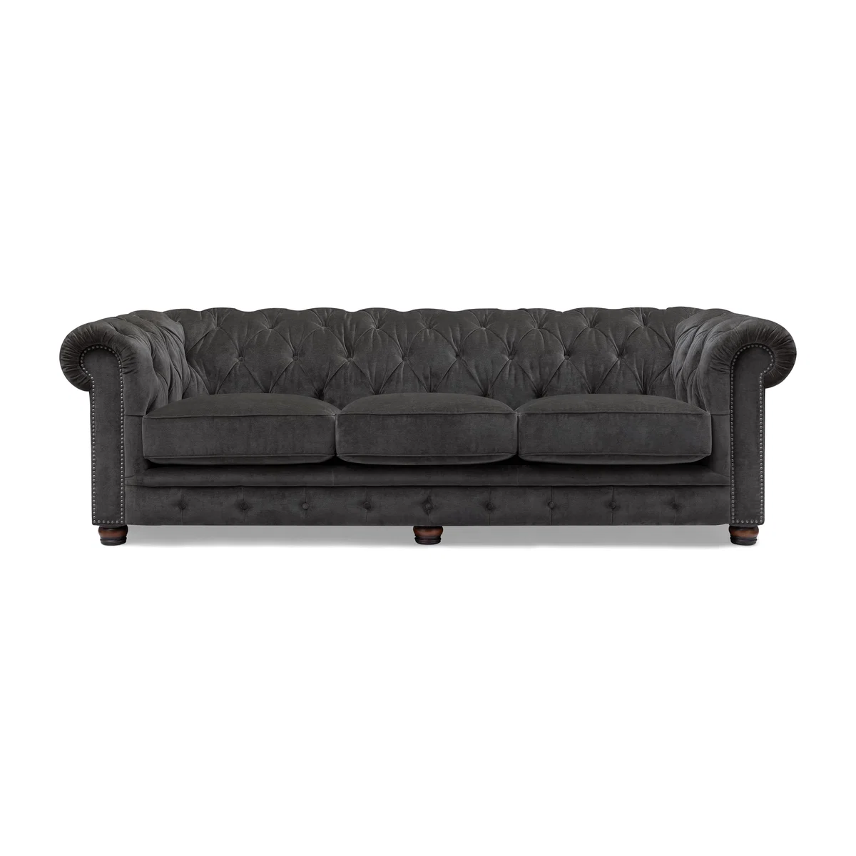 At The Helm - Shackleton 4 Seater Fabric Chesterfield Sofa – image 1