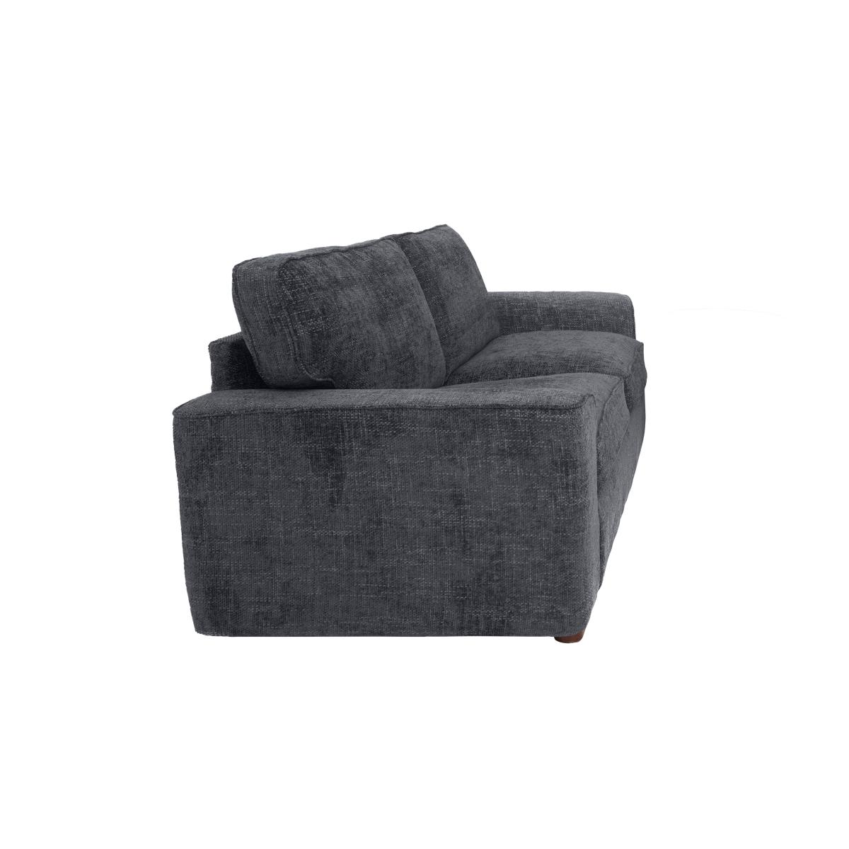 Emilia 4 Seater Fabric Sofa - Grey – image 8