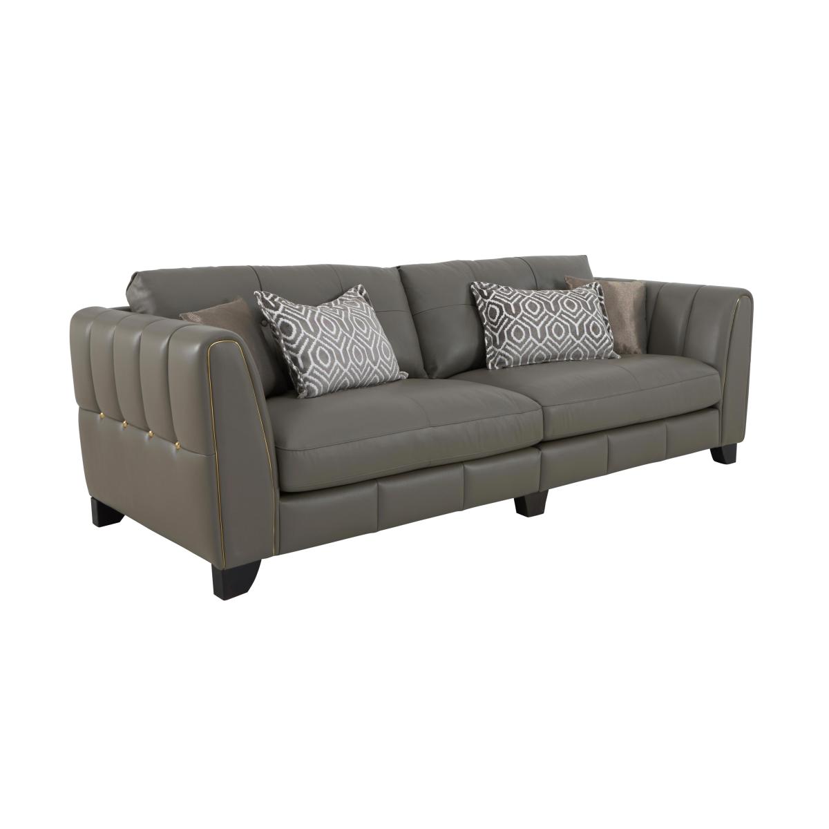 Allegra 4 Seater Split Leather Sofa – image 6