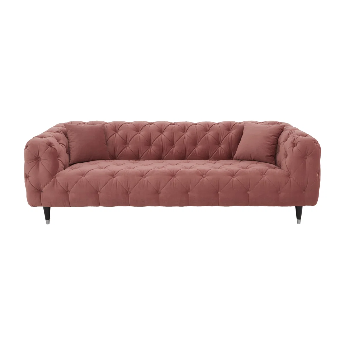 Cecilia Fabric 4 Seater Sofa - Pink – image 1