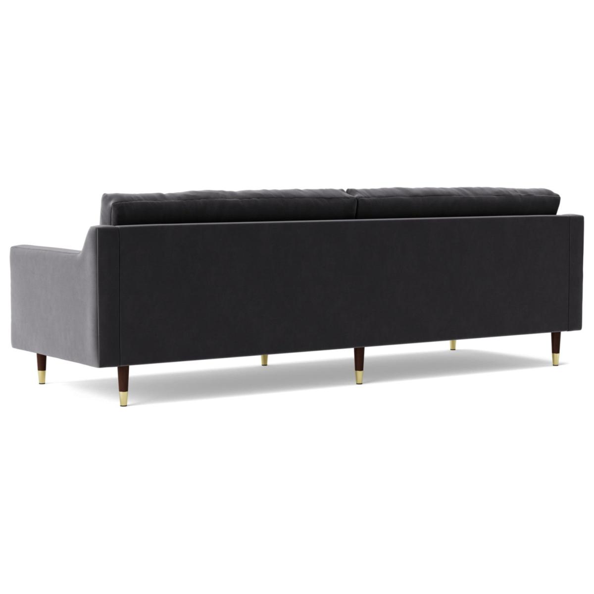 Swoon Rieti Velvet 4 Seater Sofa - Granite Grey – image 6