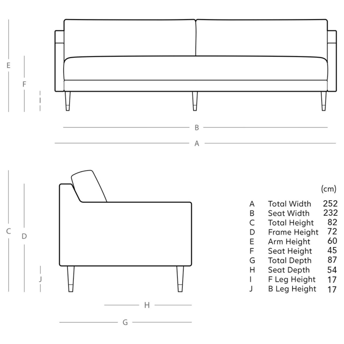 Swoon Rieti Velvet 4 Seater Sofa - Granite Grey – image 8