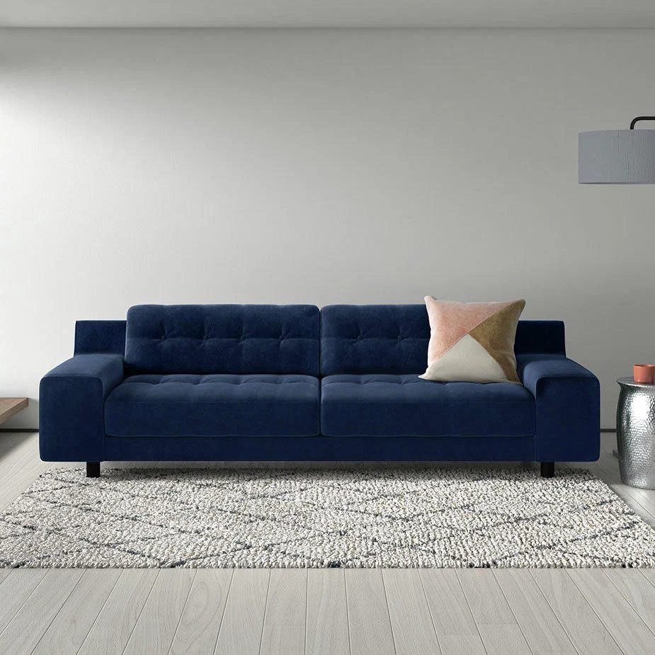 Habitat Hendricks 4 Seater Wool Sofa - Charcoal – image 2