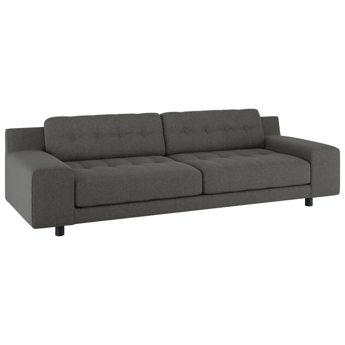 Habitat Hendricks 4 Seater Wool Sofa - Charcoal – image 5