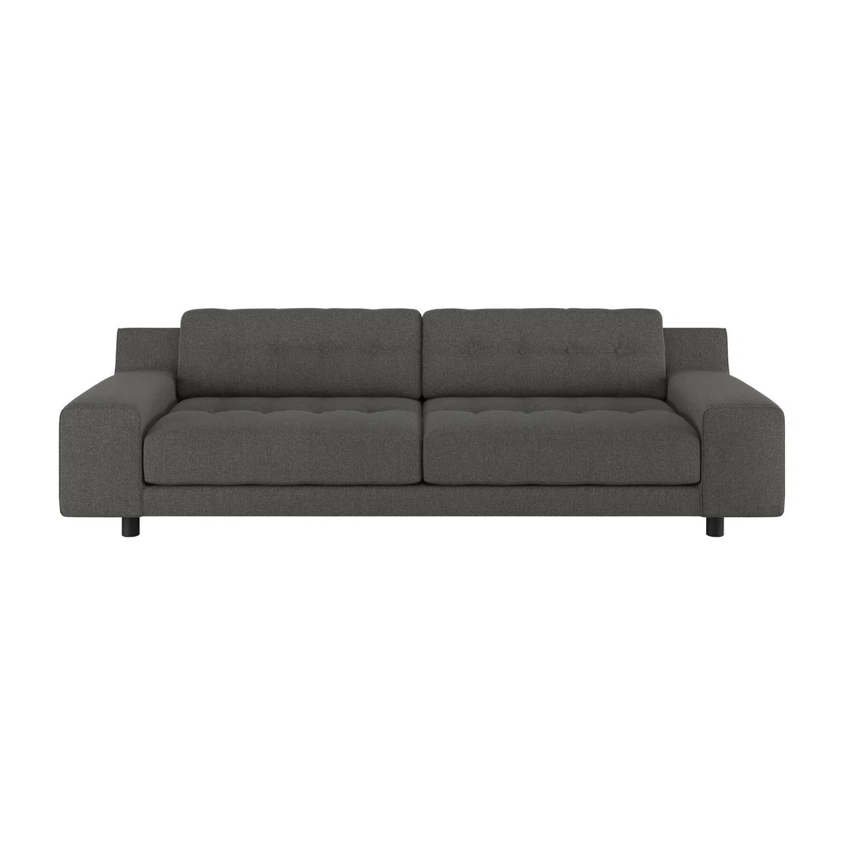 Habitat Hendricks 4 Seater Wool Sofa - Charcoal – image 1