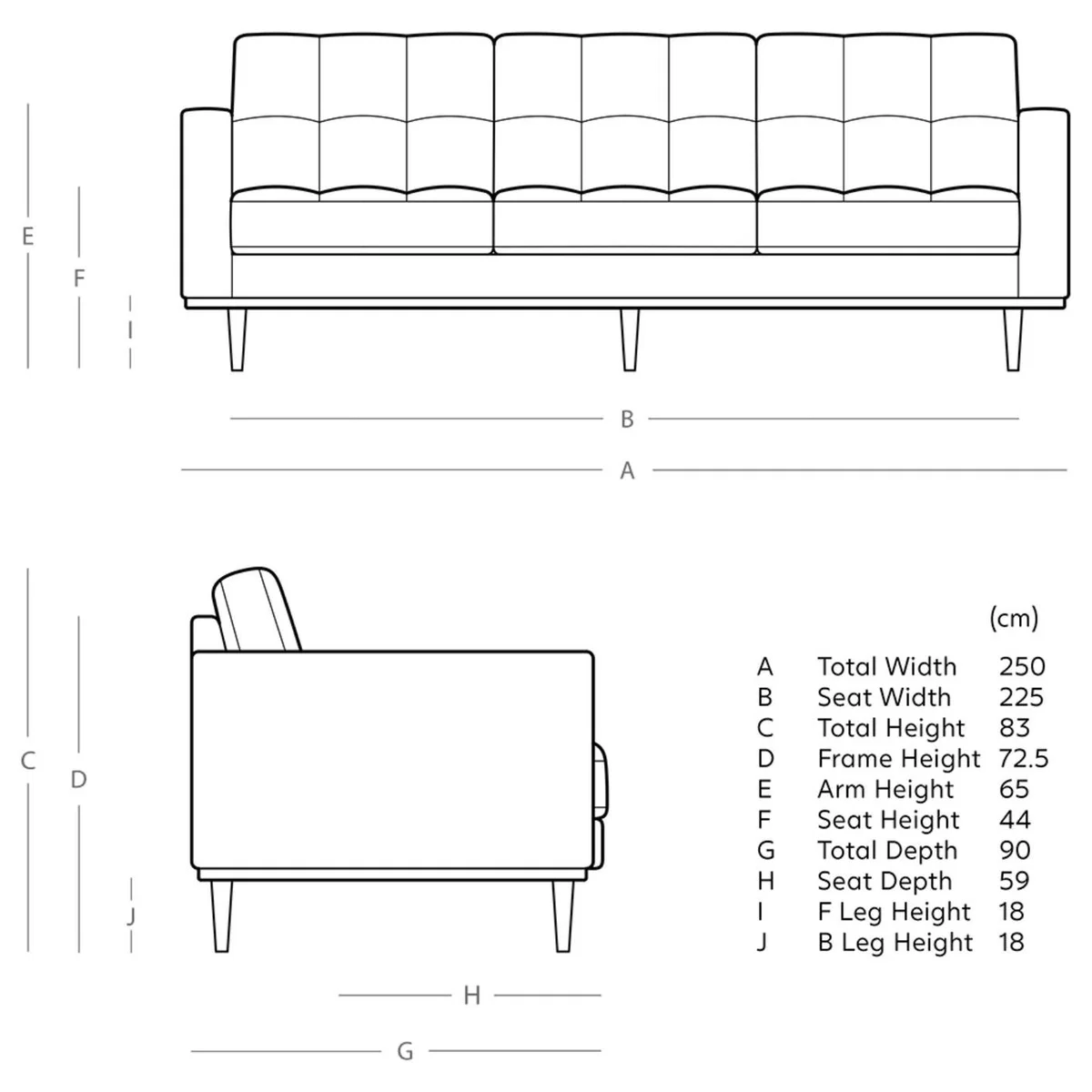 Swoon Berlin Velvet 4 Seater Sofa - Granite Grey – image 8