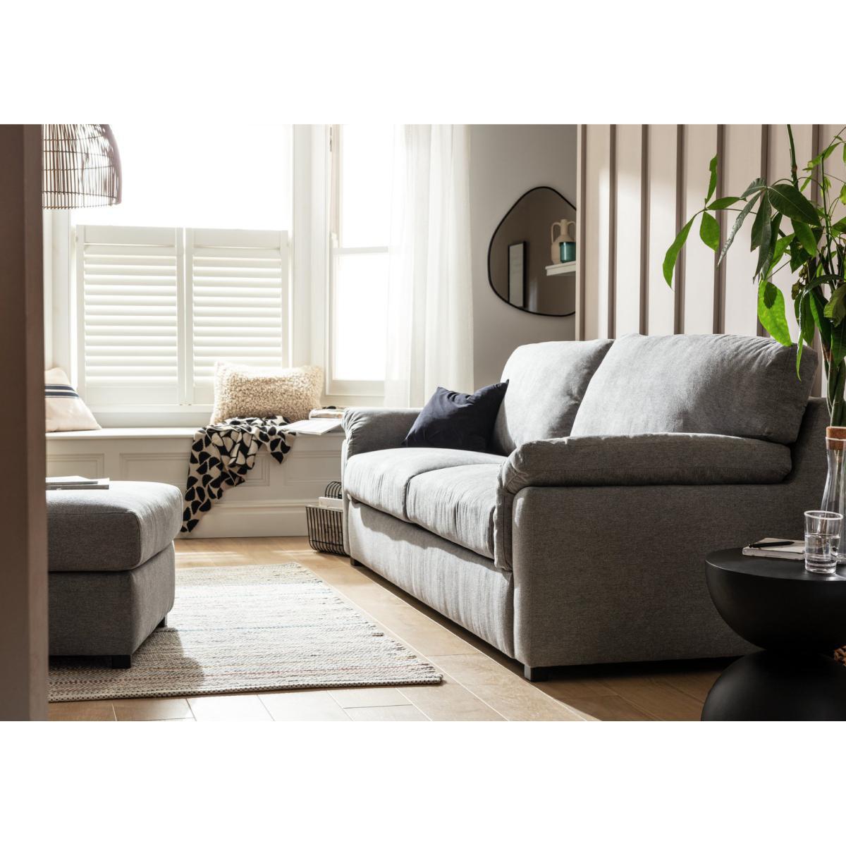 Habitat Florence 4 Seater Fabric Sofa - Grey – image 3