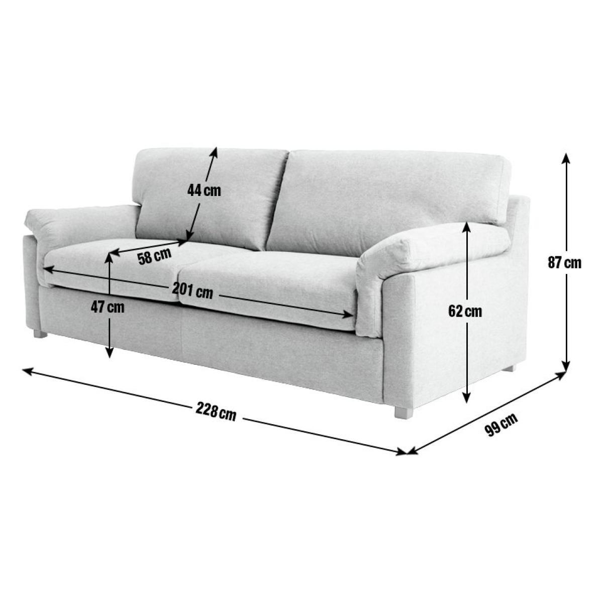 Habitat Florence 4 Seater Fabric Sofa - Grey – image 4