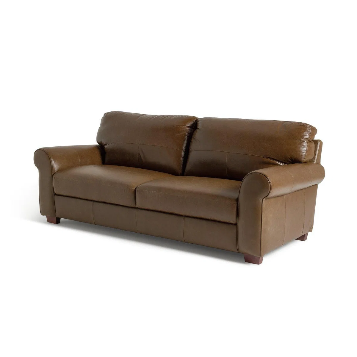 Habitat Salisbury 4 Seater Leather Sofa - Tan – image 4