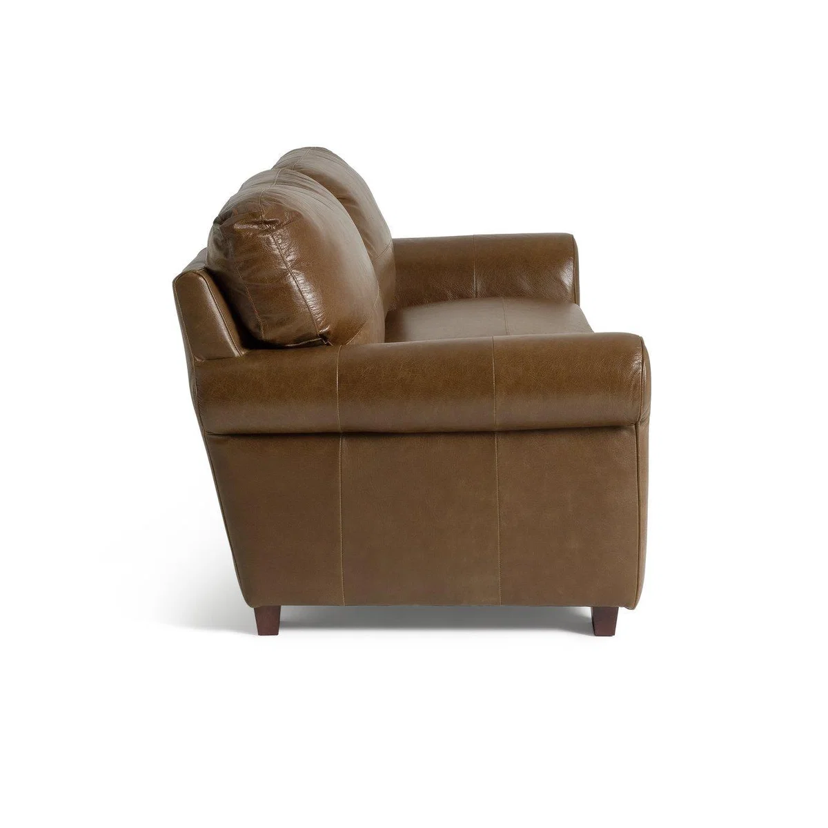 Habitat Salisbury 4 Seater Leather Sofa - Tan – image 6
