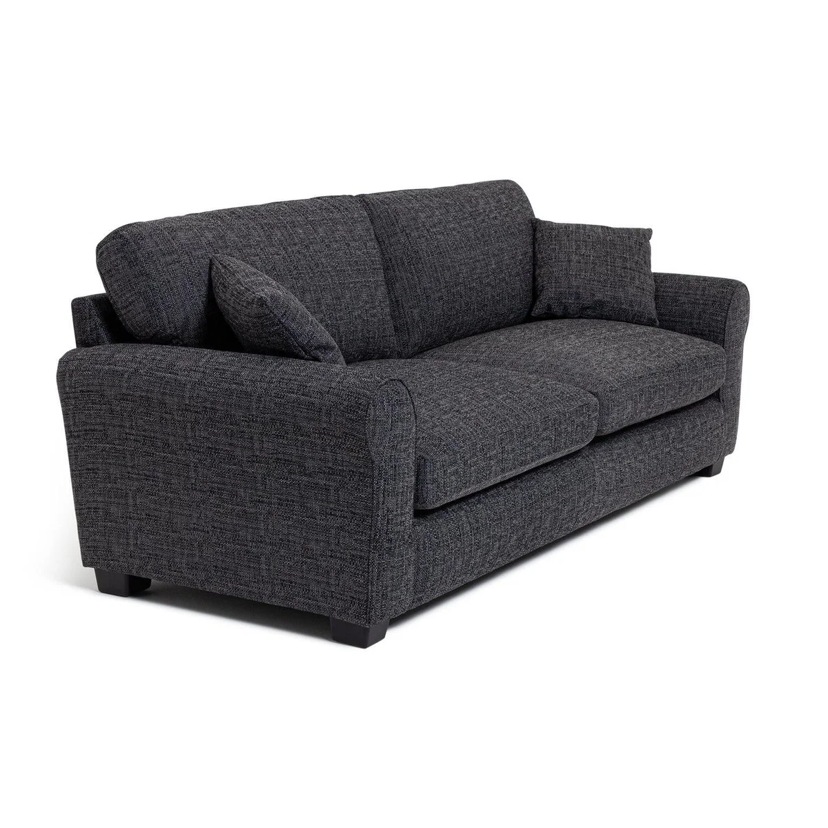 Habitat Lisbon 4 Seater Fabric Sofa - Charcoal – image 6