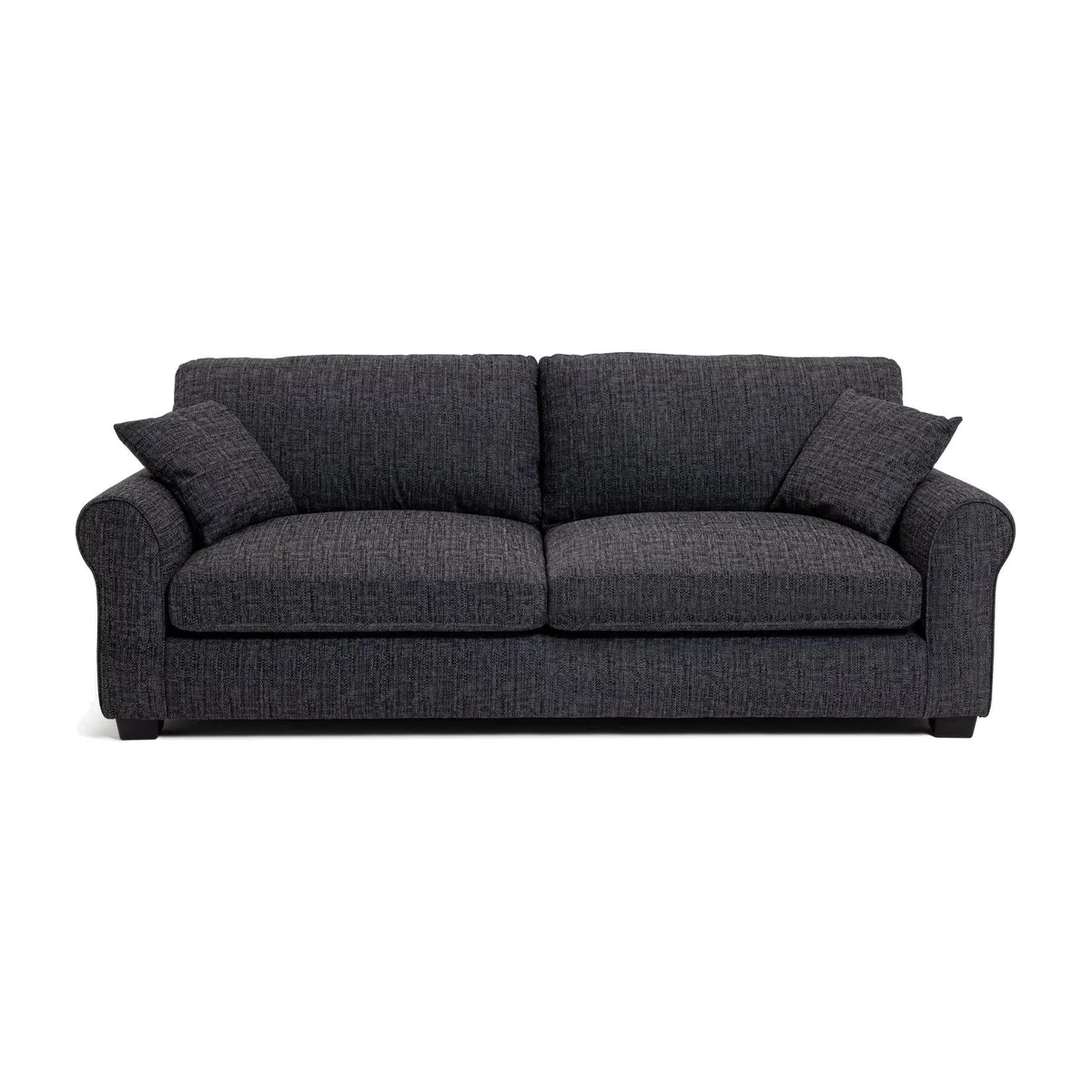 Habitat Lisbon 4 Seater Fabric Sofa - Charcoal – image 1