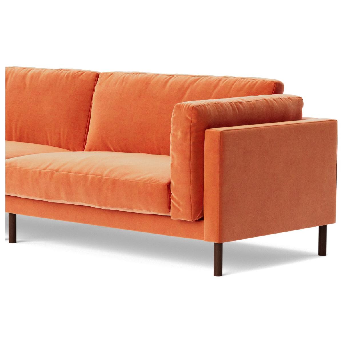 Swoon Munich Velvet 4 Seater Sofa - Burnt Orange – image 5