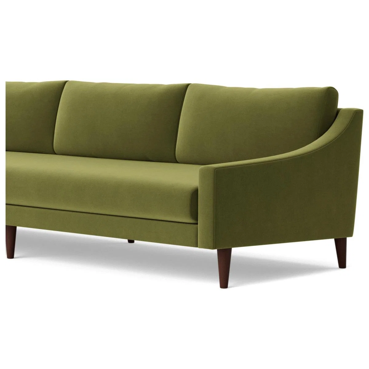 Swoon Turin Velvet 4 Seater Sofa - Fern Green – image 5