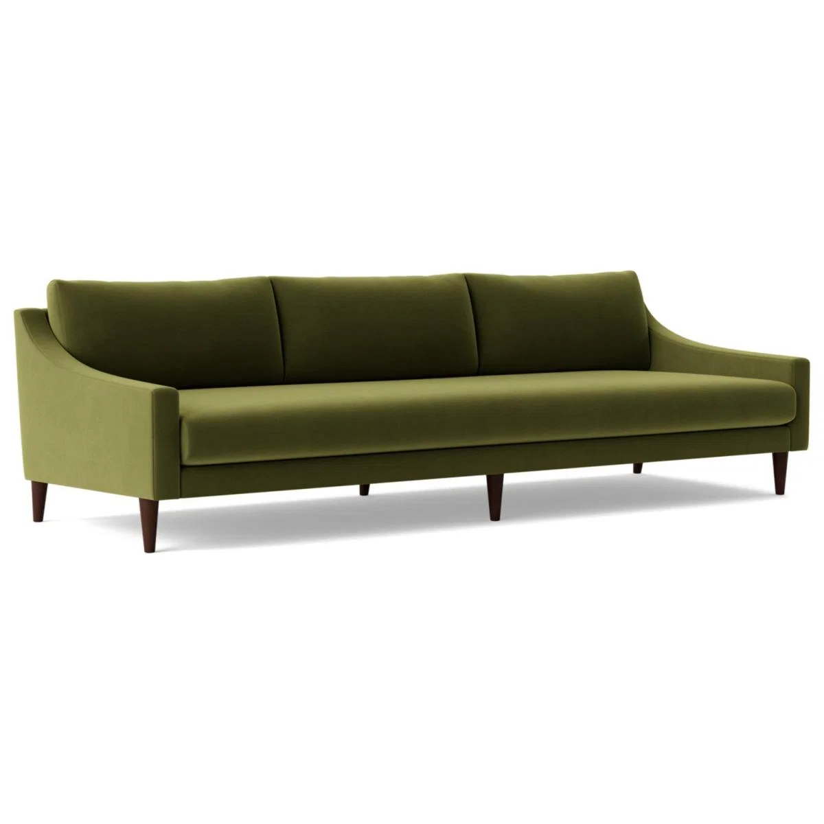 Swoon Turin Velvet 4 Seater Sofa - Fern Green – image 7